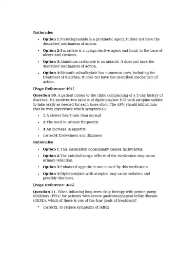 Pharm Unit 6 Book Quiz - Page 6 preview image