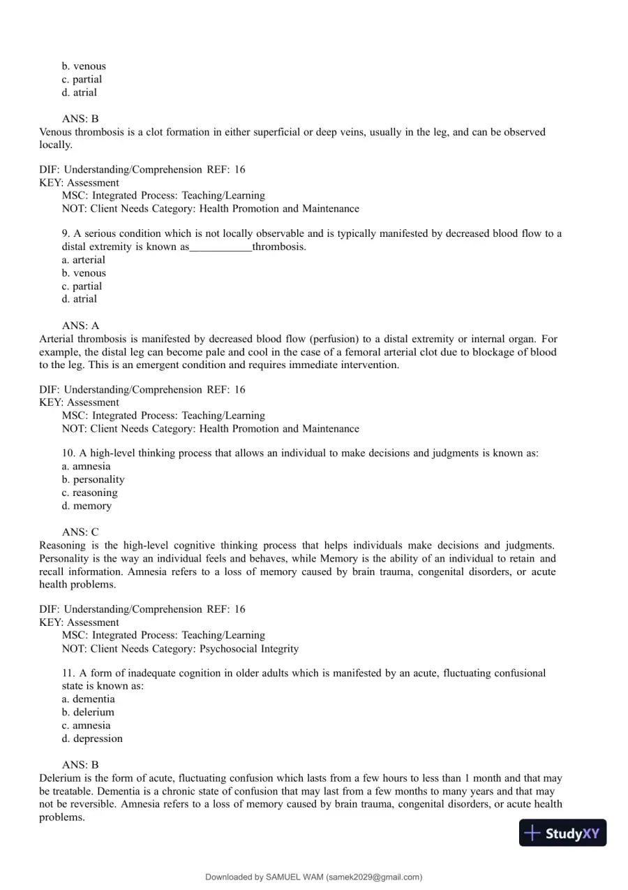 Test Bank for Medical-Surgical Nursing: Concepts for Interprofessional Collaborative Care, 9th Edition (Chapters 1-74), page 13