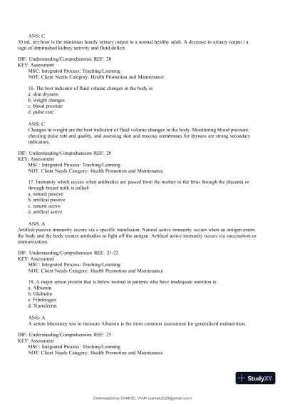 Test Bank for Medical-Surgical Nursing: Concepts for Interprofessional Collaborative Care, 9th Edition (Chapters 1-74) - Page 15 preview image