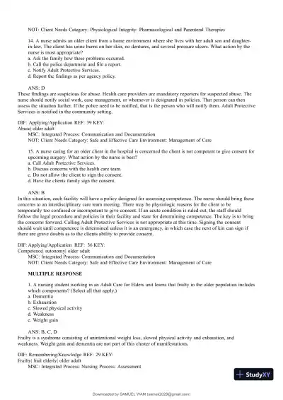 Test Bank for Medical-Surgical Nursing: Concepts for Interprofessional Collaborative Care, 9th Edition (Chapters 1-74) - Page 20 preview image