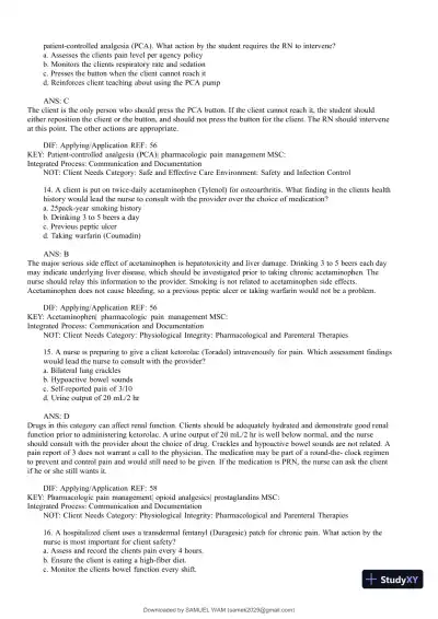 Test Bank for Medical-Surgical Nursing: Concepts for Interprofessional Collaborative Care, 9th Edition (Chapters 1-74) - Page 27 preview image