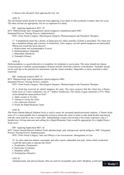 Test Bank for Medical-Surgical Nursing: Concepts for Interprofessional Collaborative Care, 9th Edition (Chapters 1-74) - Page 28 preview image