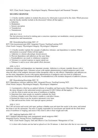Test Bank for Medical-Surgical Nursing: Concepts for Interprofessional Collaborative Care, 9th Edition (Chapters 1-74) - Page 31 preview image