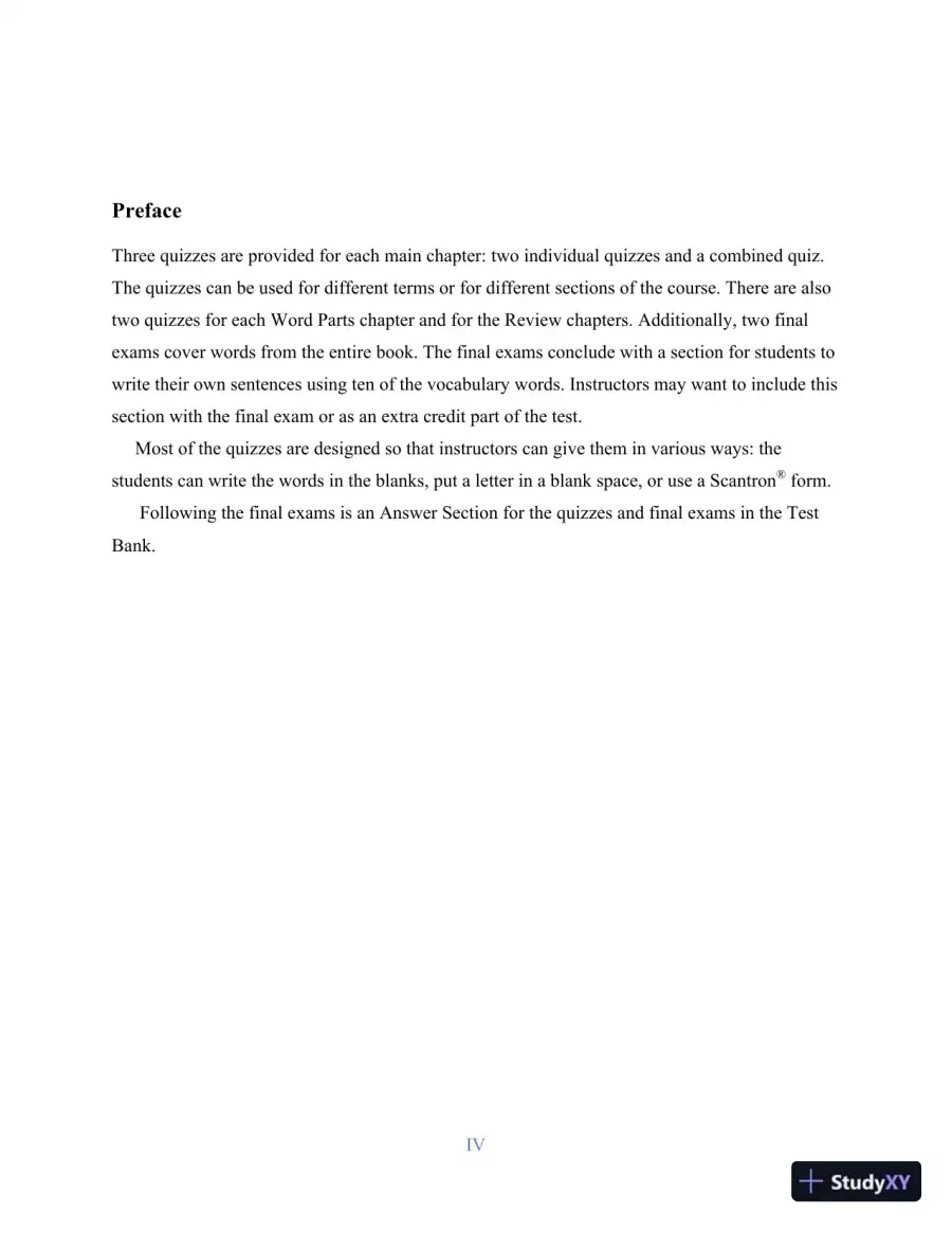 Test Bank for Academic Vocabulary: Academic Words , 6th Edition, page 4