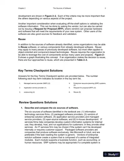 Solution Manual for Essentials of System Analysis and Design, 4th Edition - Page 21 preview image