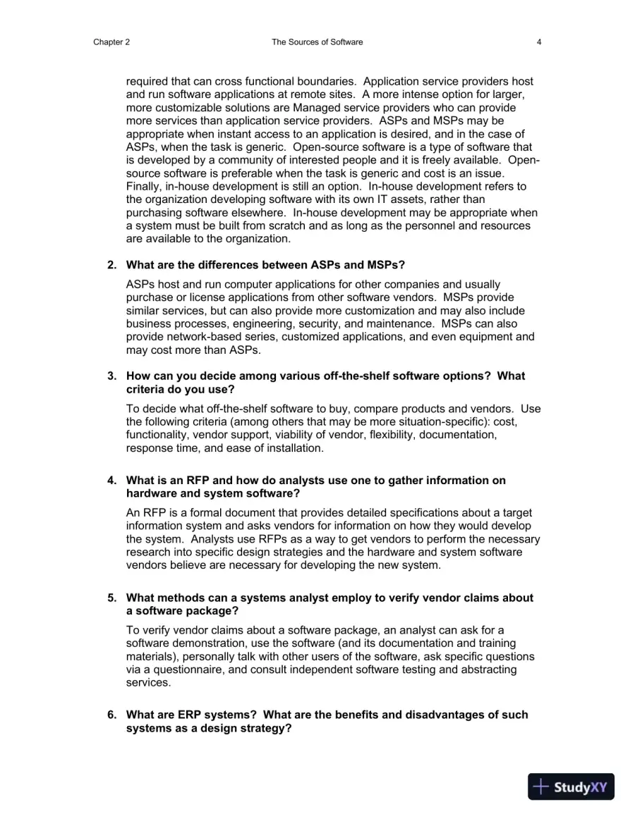 Solution Manual for Essentials of System Analysis and Design, 4th Edition, page 22