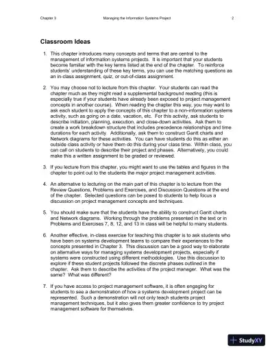 Solution Manual for Essentials of System Analysis and Design, 4th Edition - Page 27 preview image