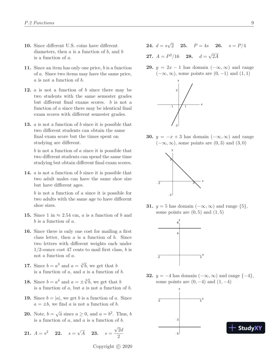 Solution Manual for Trigonometry, 5th Edition, page 12