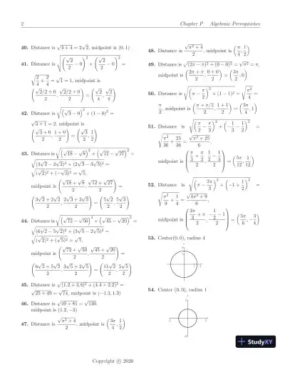 Solution Manual for Trigonometry, 5th Edition - Page 5 preview image