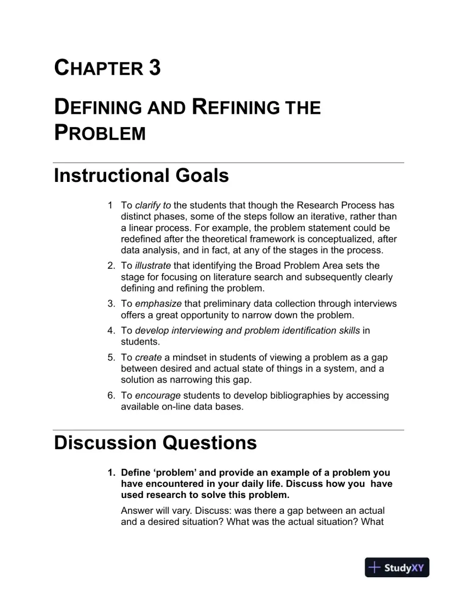 Research Methods For Business: A Skill Building Approach, 7th Edition Solution Manual, page 14