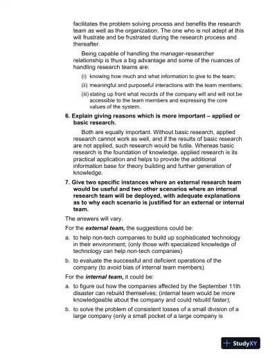 Research Methods For Business: A Skill Building Approach, 7th Edition Solution Manual - Page 4 preview image