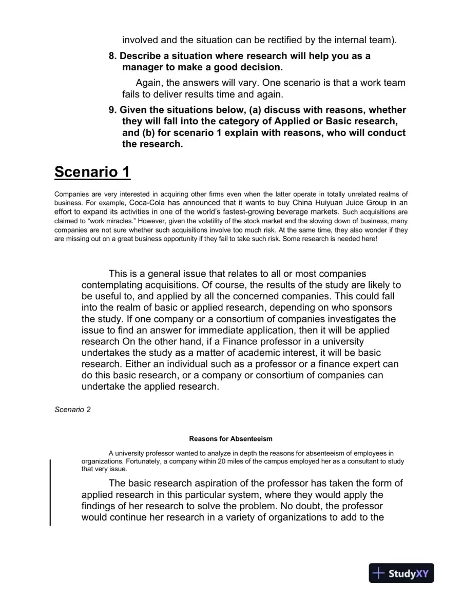 Research Methods For Business: A Skill Building Approach, 7th Edition Solution Manual, page 5