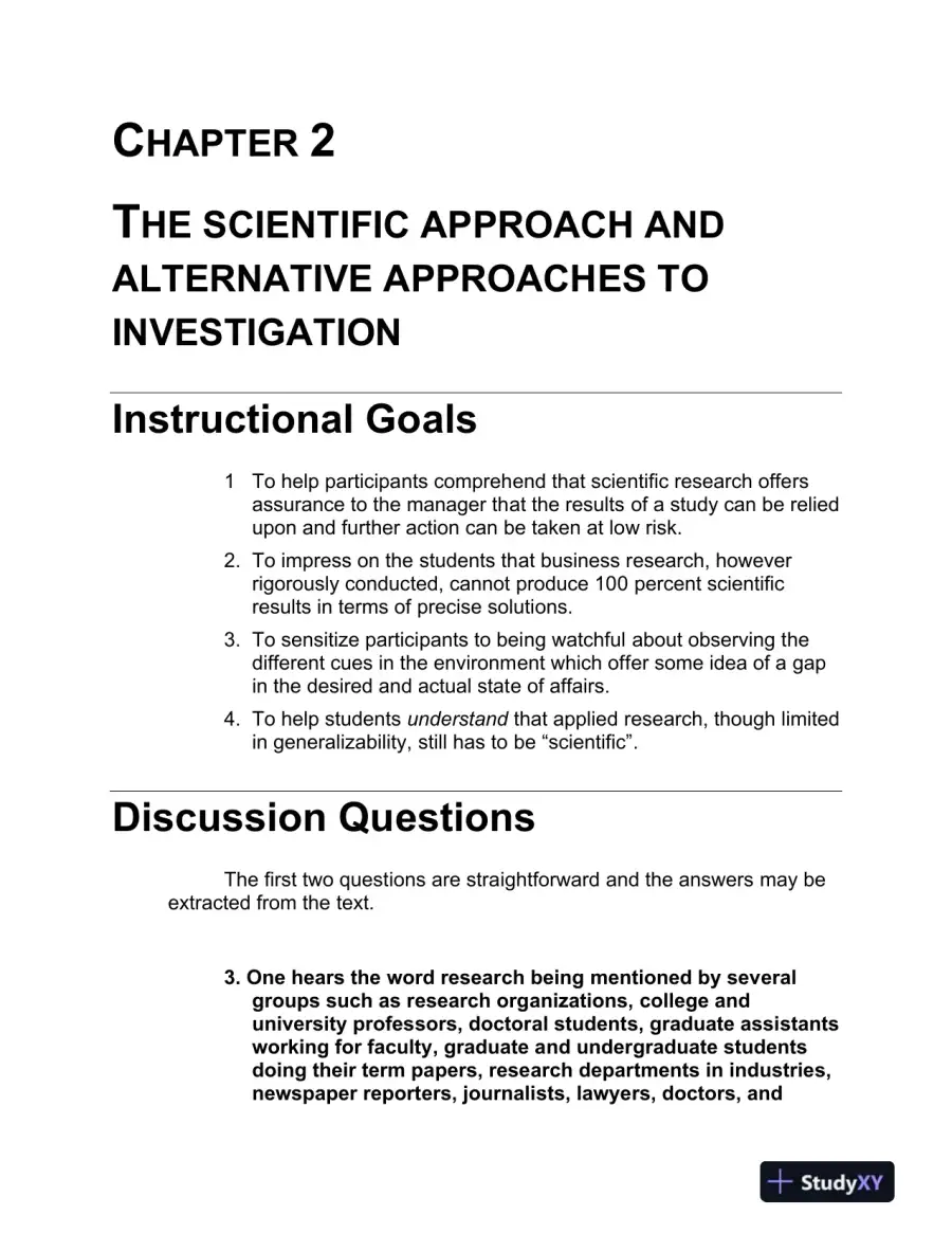 Research Methods For Business: A Skill Building Approach, 7th Edition Solution Manual, page 7