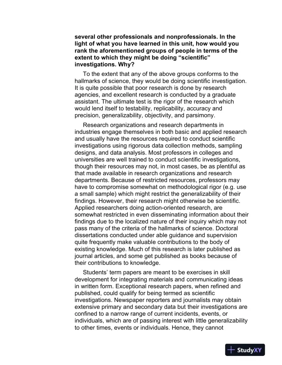 Research Methods For Business: A Skill Building Approach, 7th Edition Solution Manual, page 8