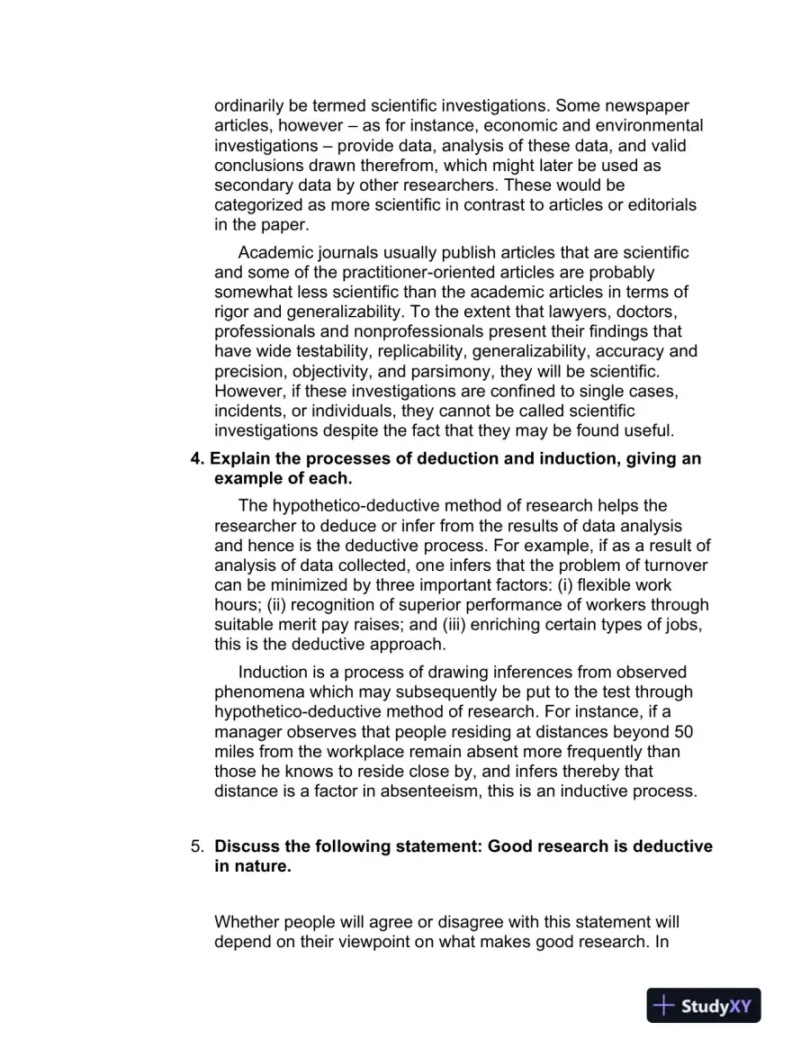 Research Methods For Business: A Skill Building Approach, 7th Edition Solution Manual, page 9