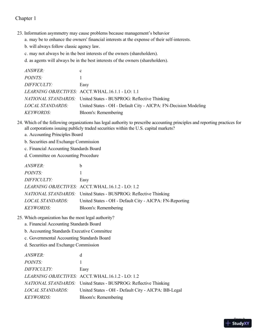 Test Bank For Intermediate Accounting: Reporting and Analysis, 3rd Edition, page 10
