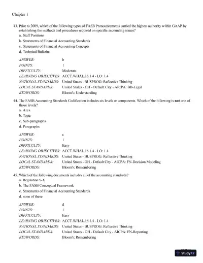 Test Bank For Intermediate Accounting: Reporting and Analysis, 3rd Edition - Page 17 preview image
