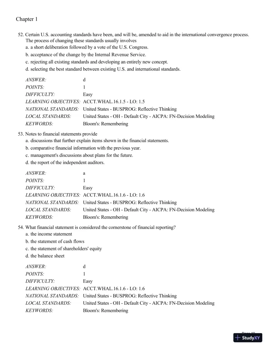 Test Bank For Intermediate Accounting: Reporting and Analysis, 3rd Edition, page 20
