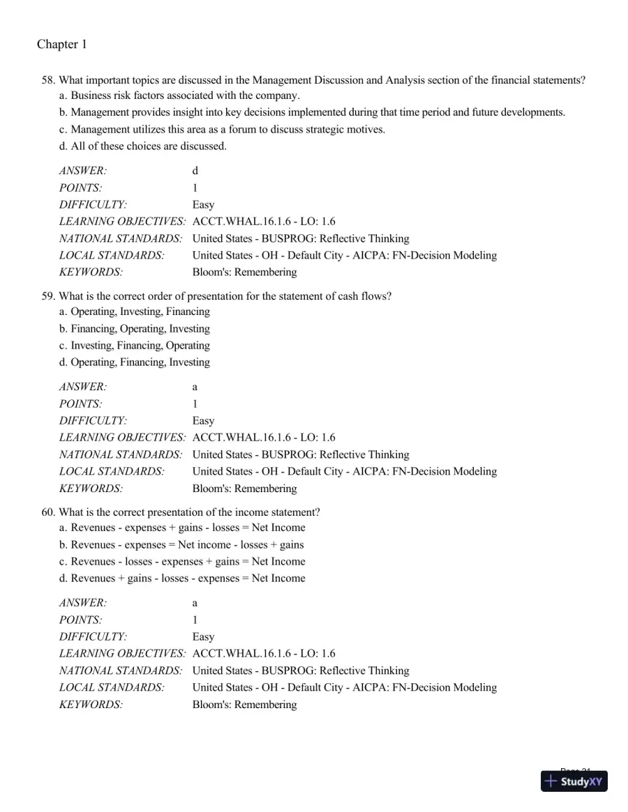Test Bank For Intermediate Accounting: Reporting and Analysis, 3rd Edition, page 22