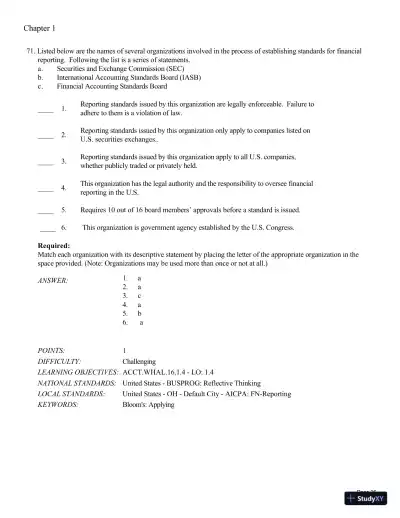 Test Bank For Intermediate Accounting: Reporting and Analysis, 3rd Edition - Page 27 preview image