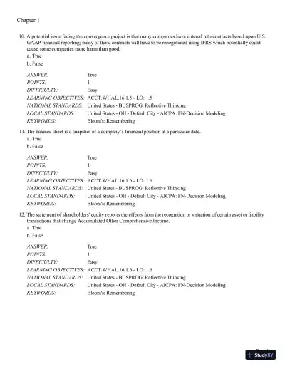 Test Bank For Intermediate Accounting: Reporting and Analysis, 3rd Edition - Page 5 preview image