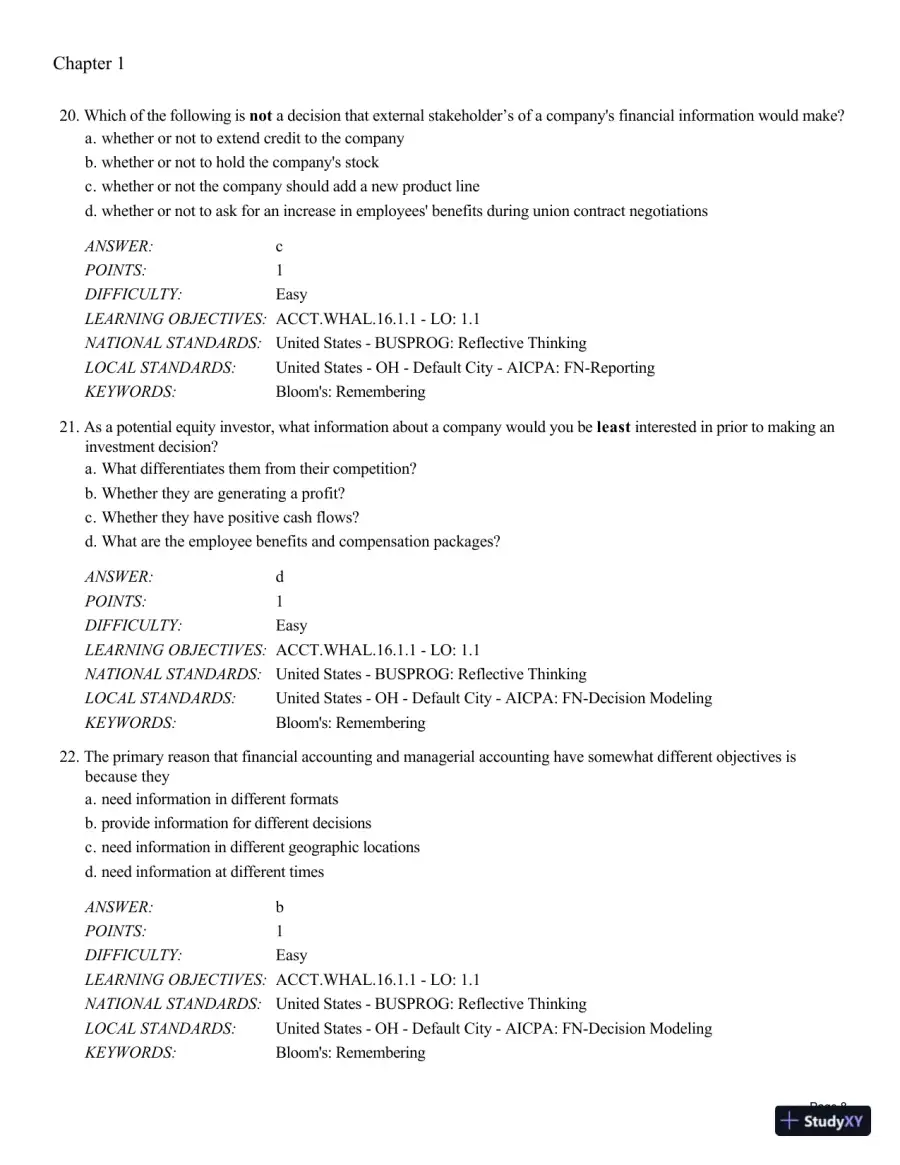Test Bank For Intermediate Accounting: Reporting and Analysis, 3rd Edition, page 9