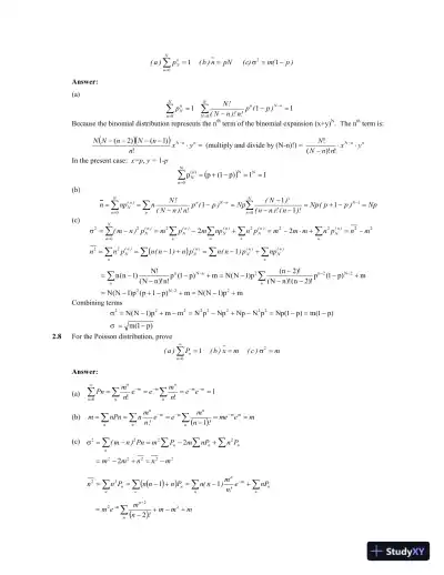 Solution Manual for Measurement and Detection of Radiation, 3rd Edition - Page 5 preview image