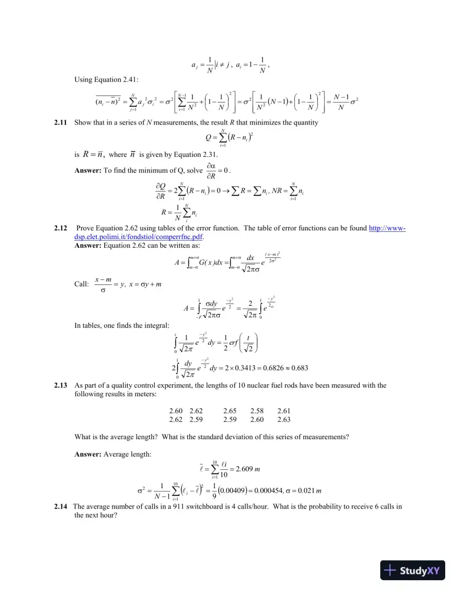 Solution Manual for Measurement and Detection of Radiation, 3rd Edition, page 7