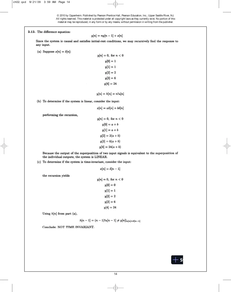 Solution Manual For Discrete-Time Signal Processing, 3rd Edition, page 15