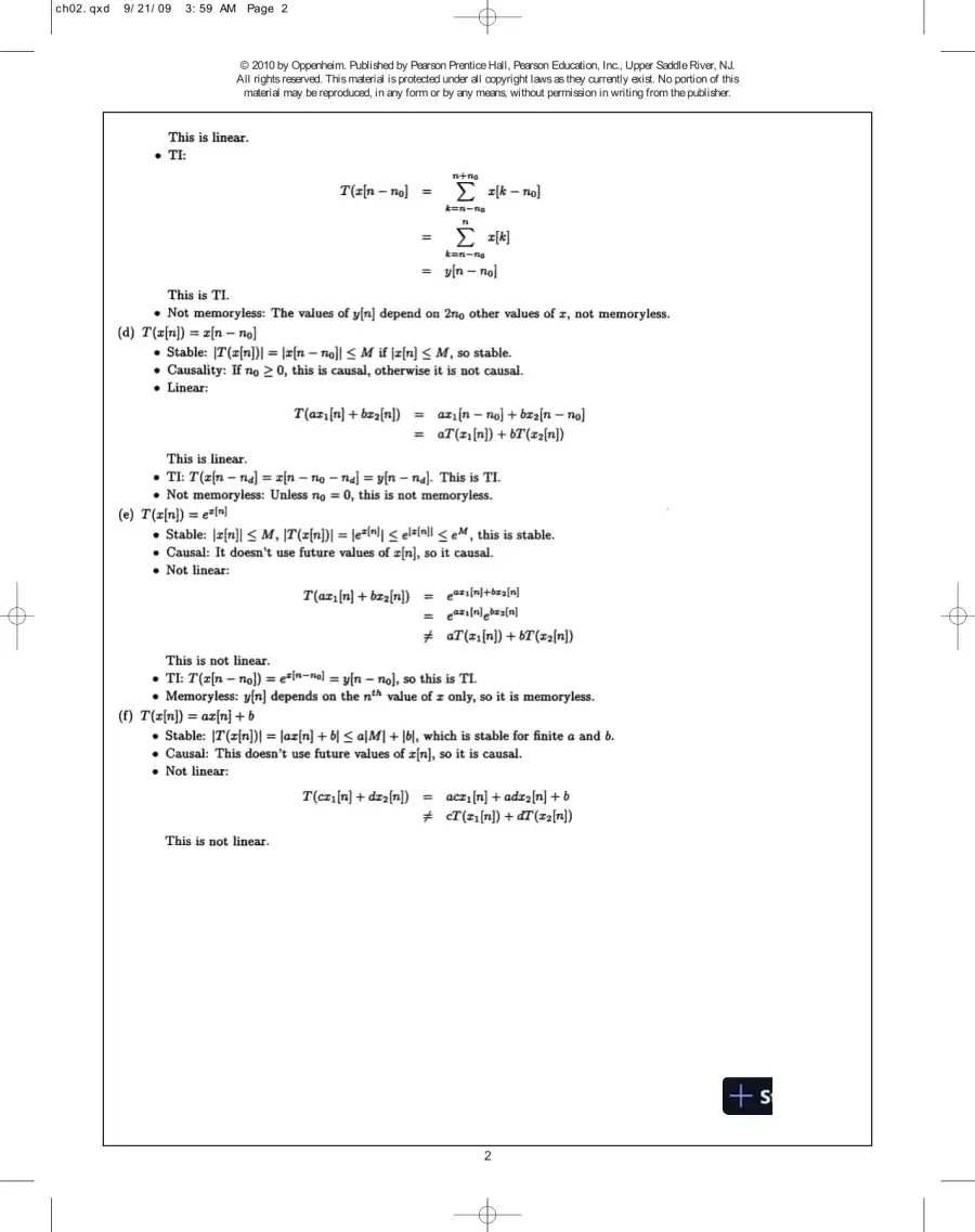 Solution Manual For Discrete-Time Signal Processing, 3rd Edition, page 3