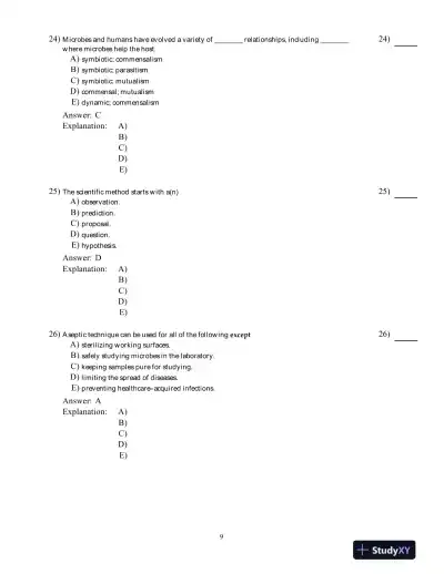 Test Bank For Microbiology: Basic and Clinical Principles 1st Edition Test Bank - Page 10 preview image
