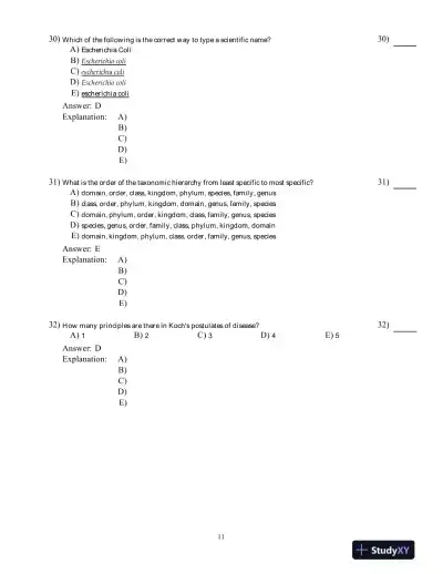 Test Bank For Microbiology: Basic and Clinical Principles 1st Edition Test Bank - Page 12 preview image