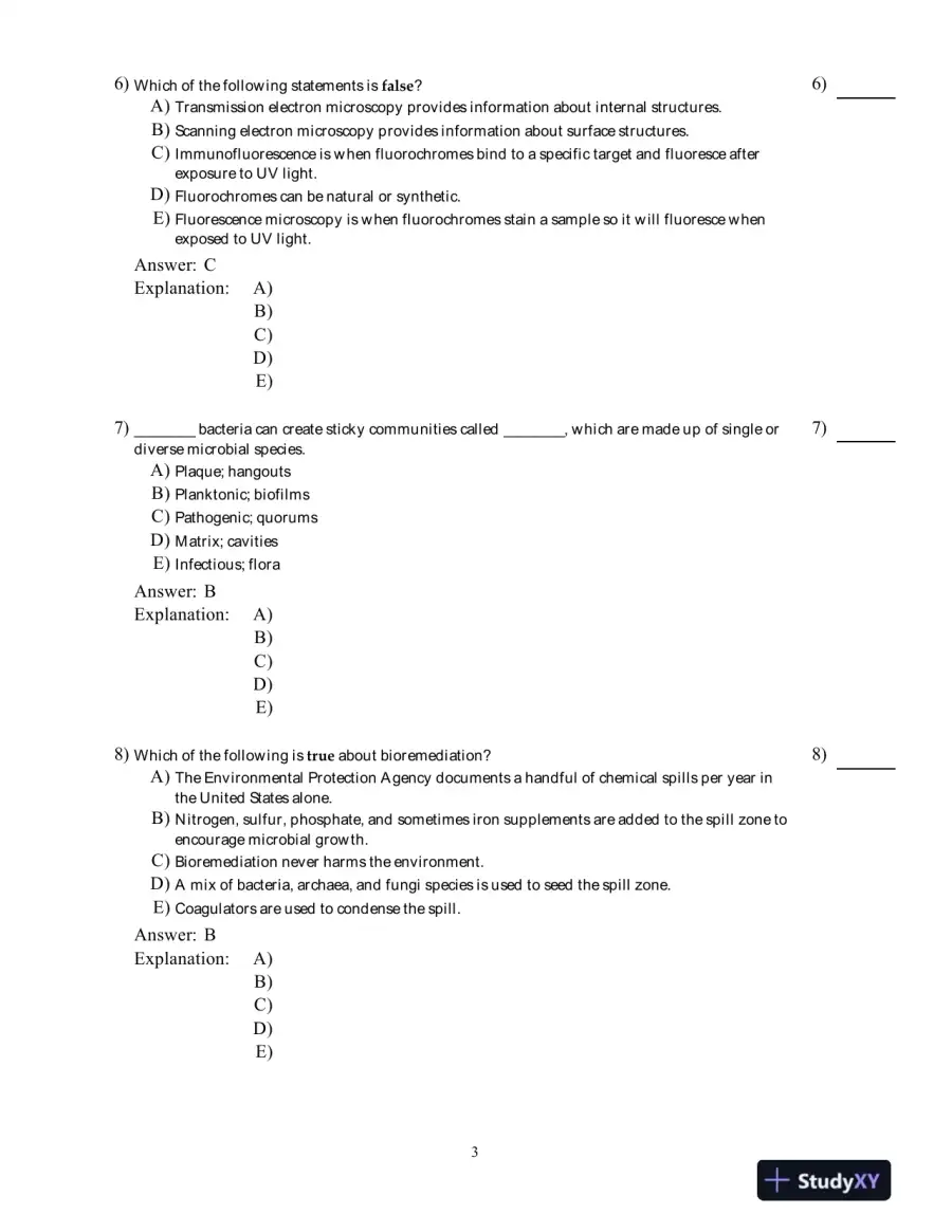 Test Bank For Microbiology: Basic and Clinical Principles 1st Edition Test Bank, page 4