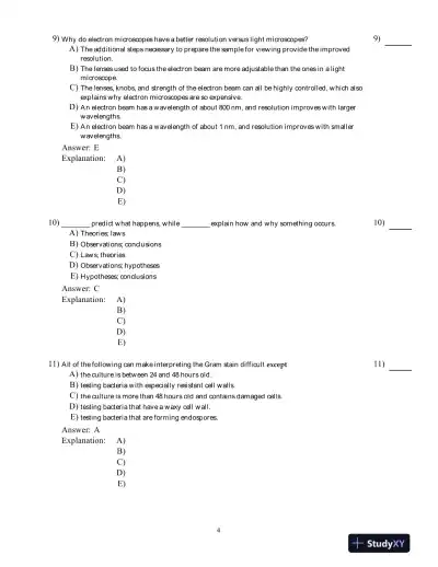 Test Bank For Microbiology: Basic and Clinical Principles 1st Edition Test Bank - Page 5 preview image