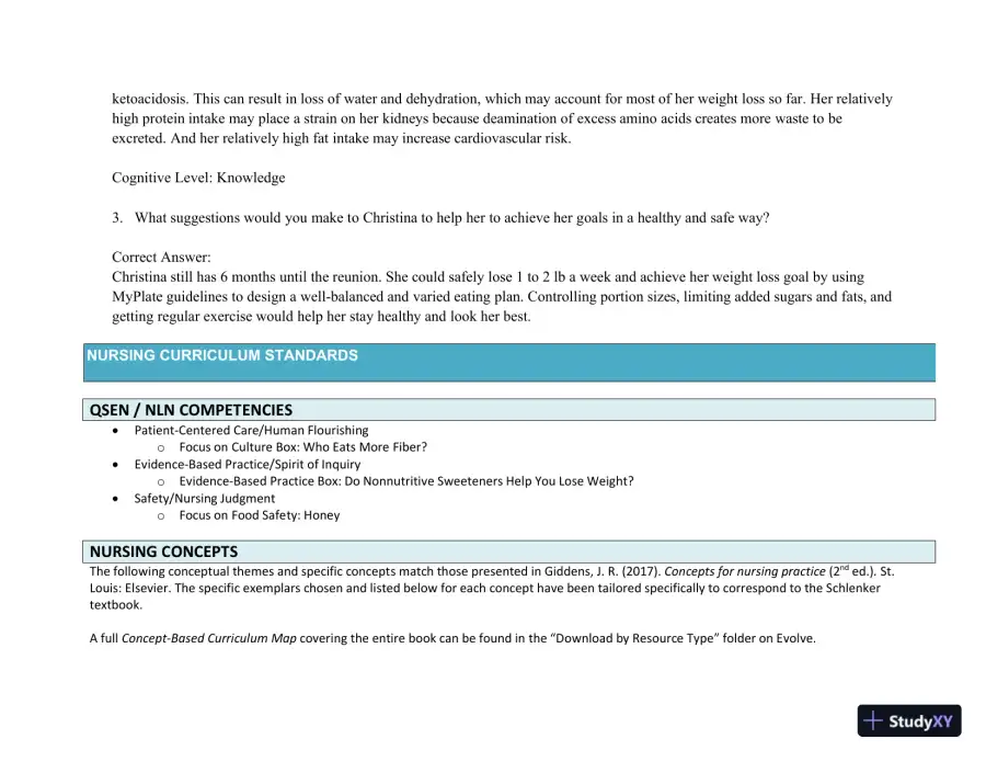 Lecture Notes for Williams' Essentials of Nutrition and Diet Therapy, 12th Edition, page 21