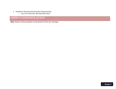 Lecture Notes for Williams' Essentials of Nutrition and Diet Therapy, 12th Edition - Page 23 preview image