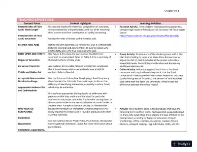 Lecture Notes for Williams' Essentials of Nutrition and Diet Therapy, 12th Edition - Page 26 preview image