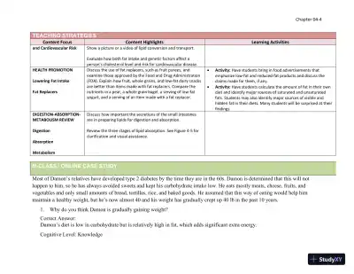 Lecture Notes for Williams' Essentials of Nutrition and Diet Therapy, 12th Edition - Page 27 preview image