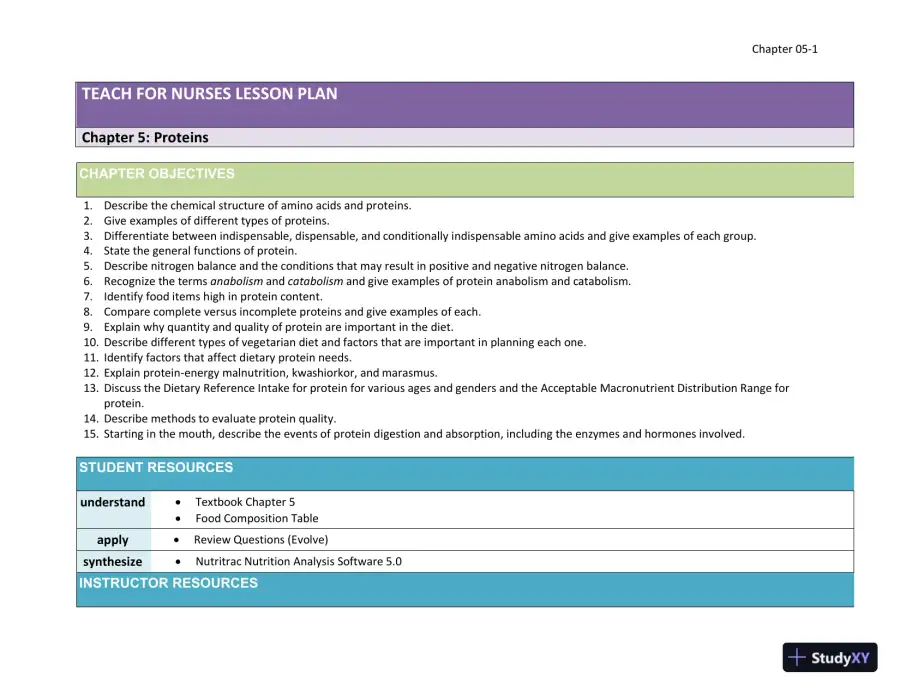 Lecture Notes for Williams' Essentials of Nutrition and Diet Therapy, 12th Edition, page 30