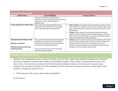 Lecture Notes for Williams' Essentials of Nutrition and Diet Therapy, 12th Edition - Page 6 preview image