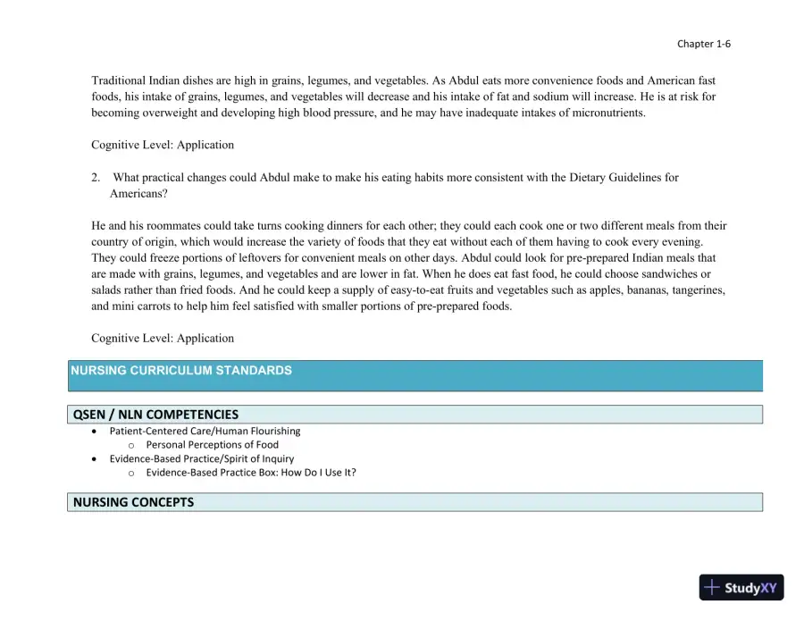 Lecture Notes for Williams' Essentials of Nutrition and Diet Therapy, 12th Edition, page 7