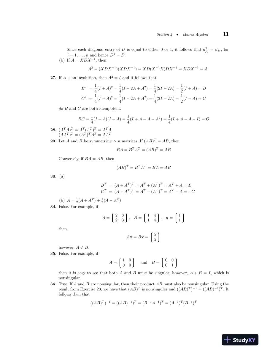 Solution Manual For Linear Algebra With Applications, 8th Edition, page 15