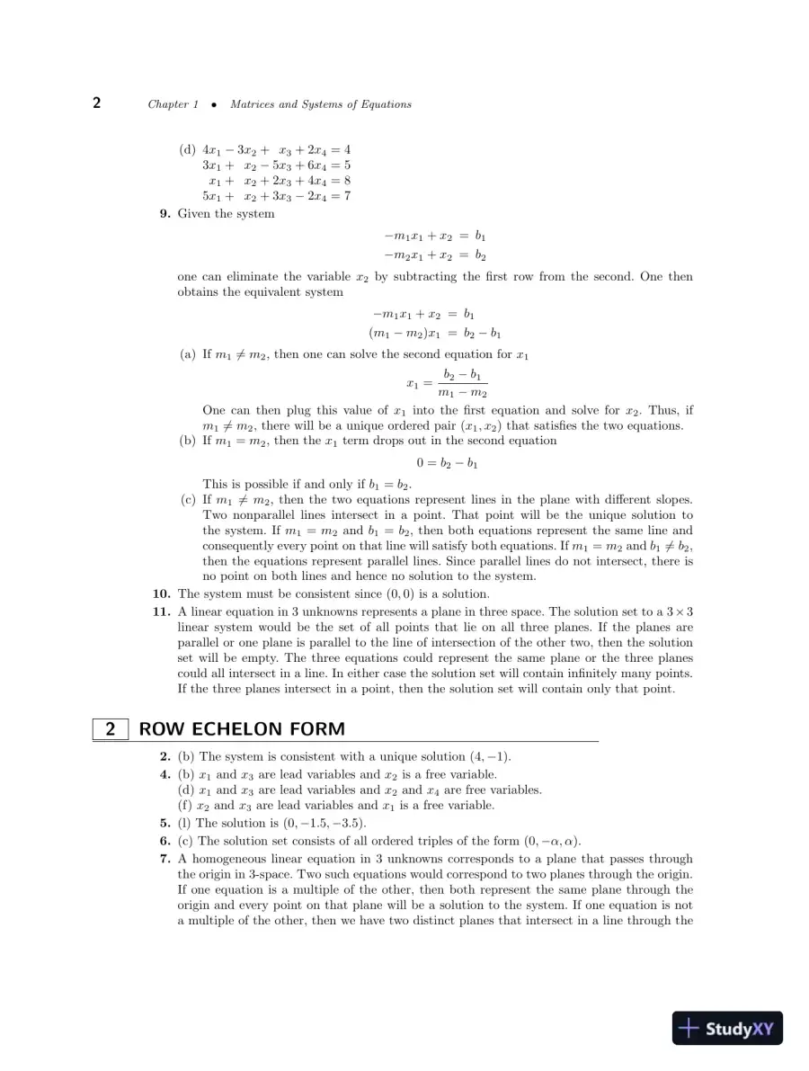 Solution Manual For Linear Algebra With Applications, 8th Edition, page 6