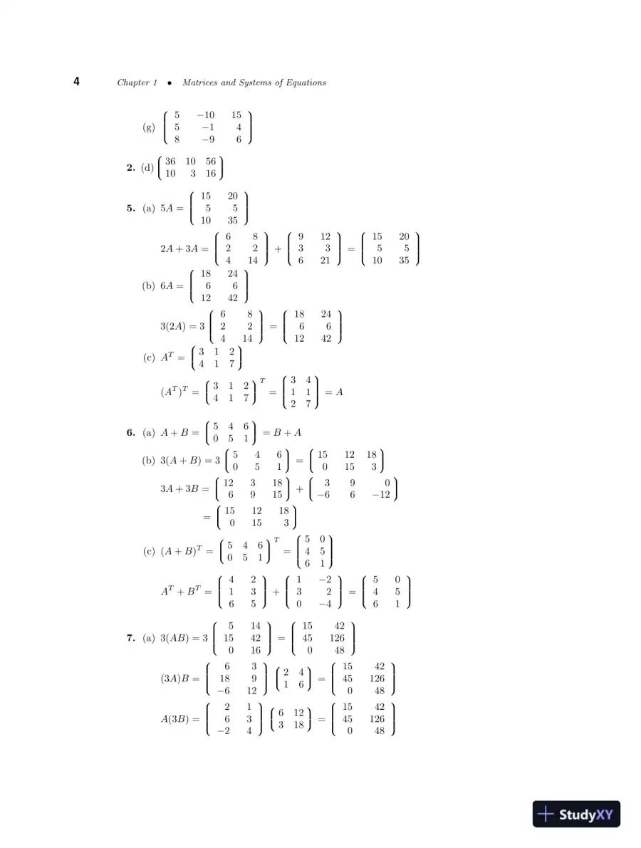 Solution Manual For Linear Algebra With Applications, 8th Edition, page 8