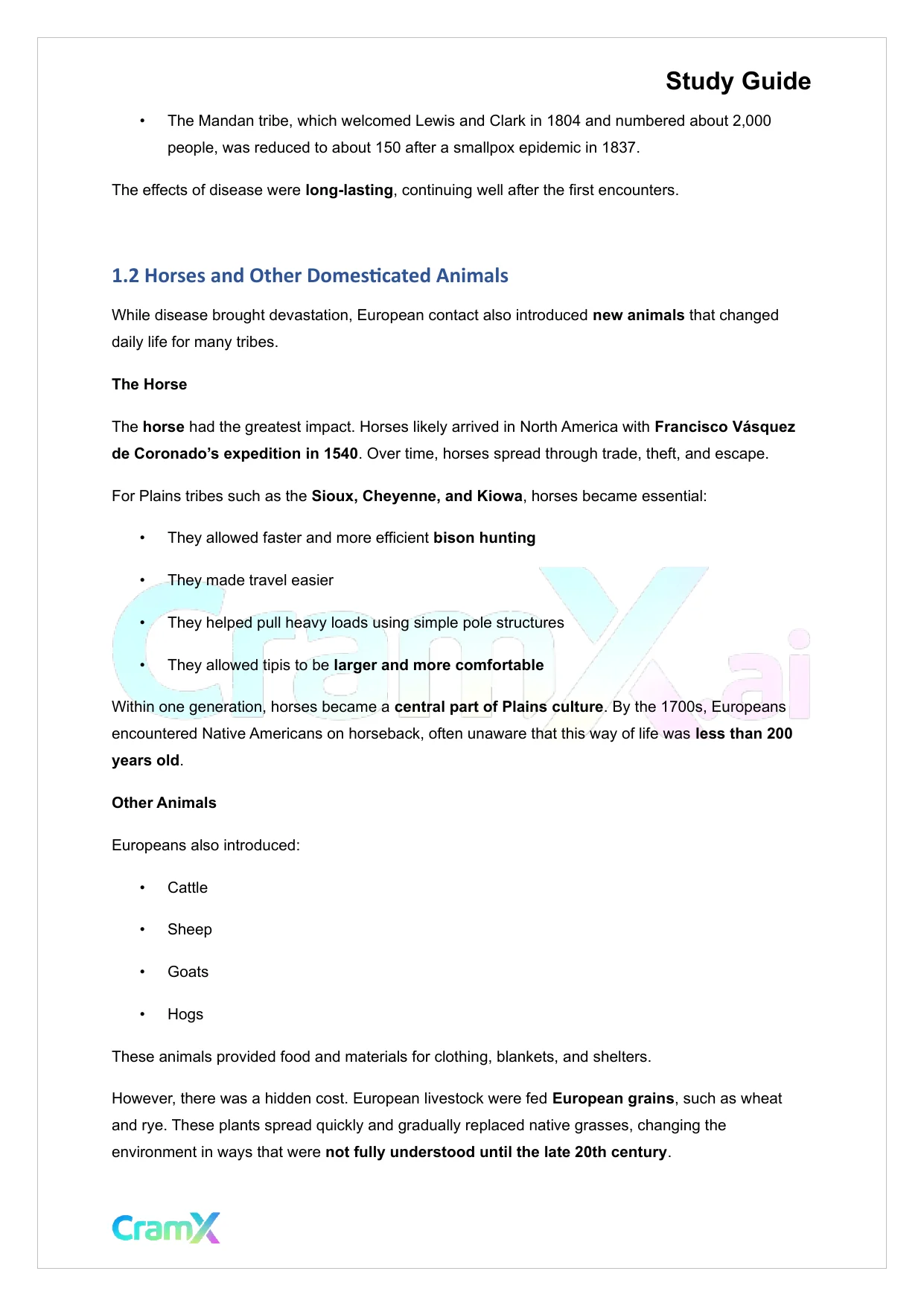 U.S. History I - The New World - Page 2 preview image