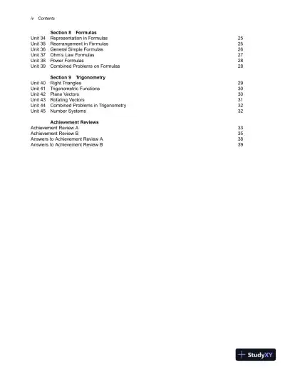Solution Manual for Practical Problems in Mathematics for Electricians, 9th Edition - Page 4 preview image