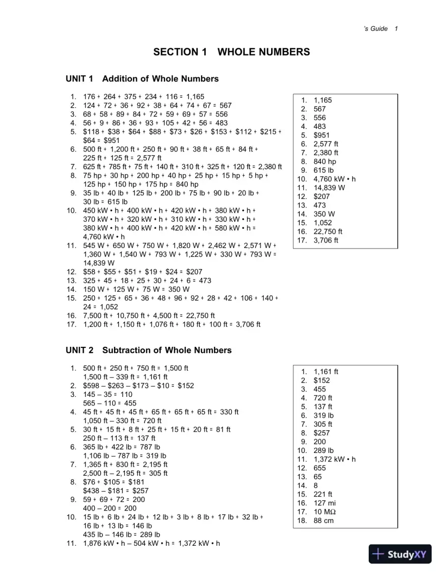 Solution Manual for Practical Problems in Mathematics for Electricians, 9th Edition, page 5