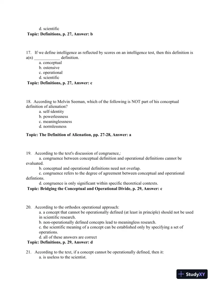 Research Methods in the Social Sciences Eighth Edition Test Bank, page 16