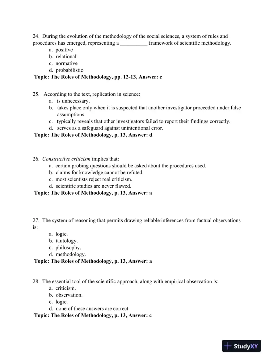 Research Methods in the Social Sciences Eighth Edition Test Bank, page 7
