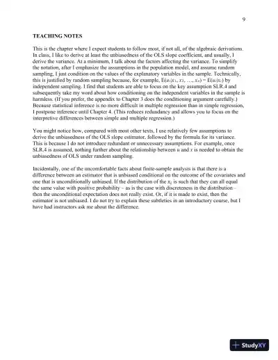 Solution Manual For Introductory Econometrics: A Modern Approach, 6th Edition - Page 10 preview image